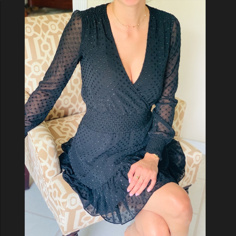 Michael Kors dot mesh mini dress